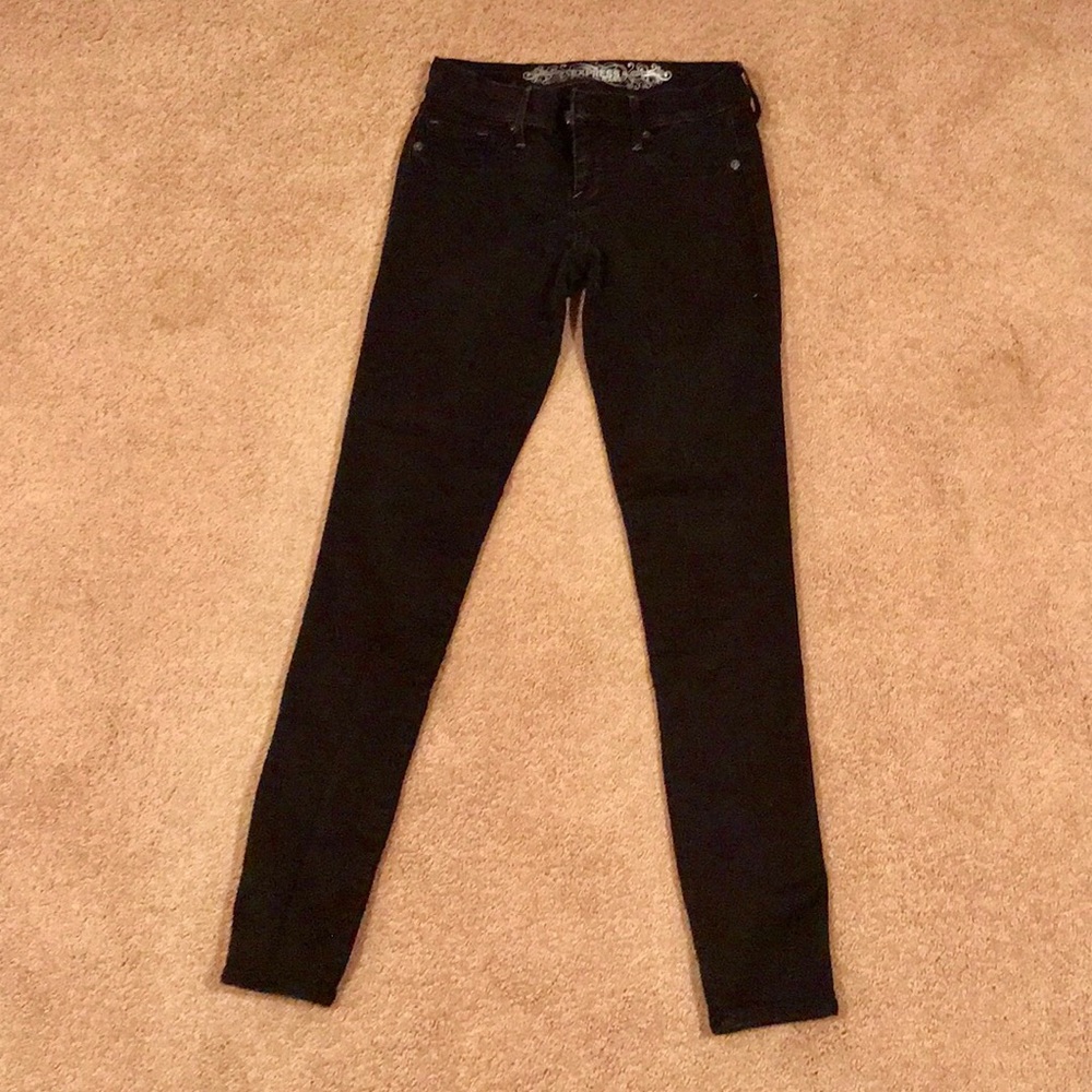 Express Jeans Black Stella Jean Legging Size 2